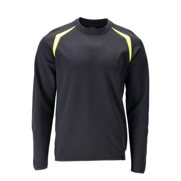 Zoom bild av Sweatshirt, mörk marin/gul